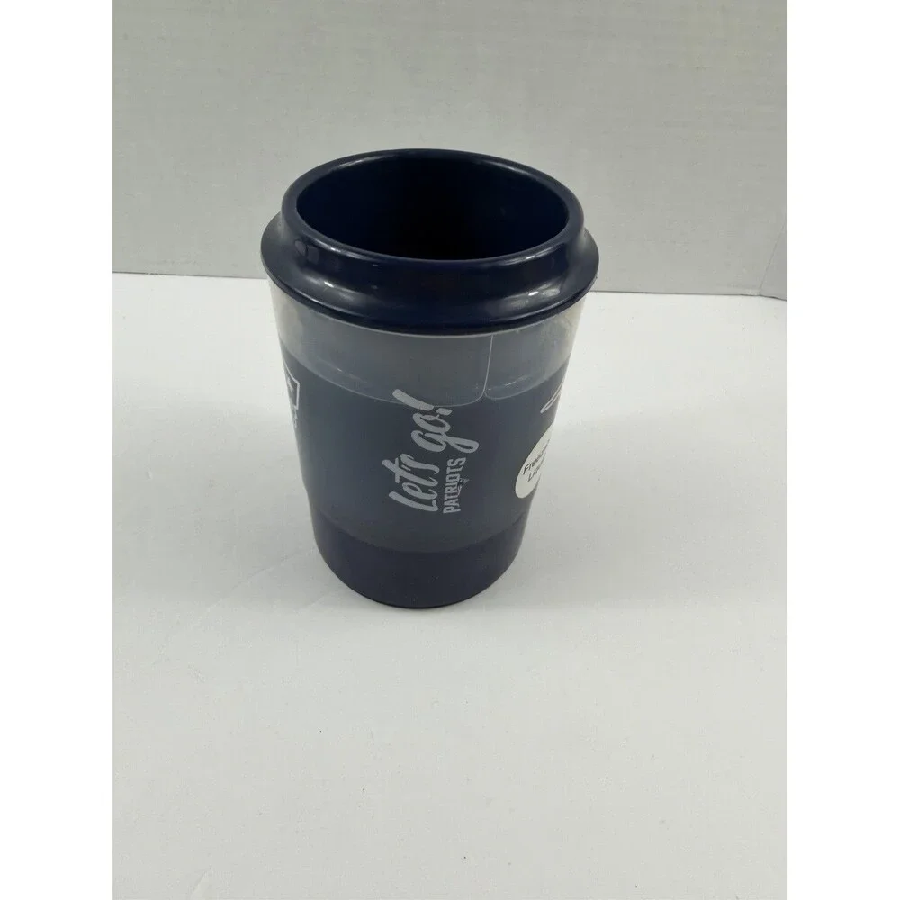 Set of 2 NFL New England Patriots 10 oz. Freezable Liquid Cups Tumblers New